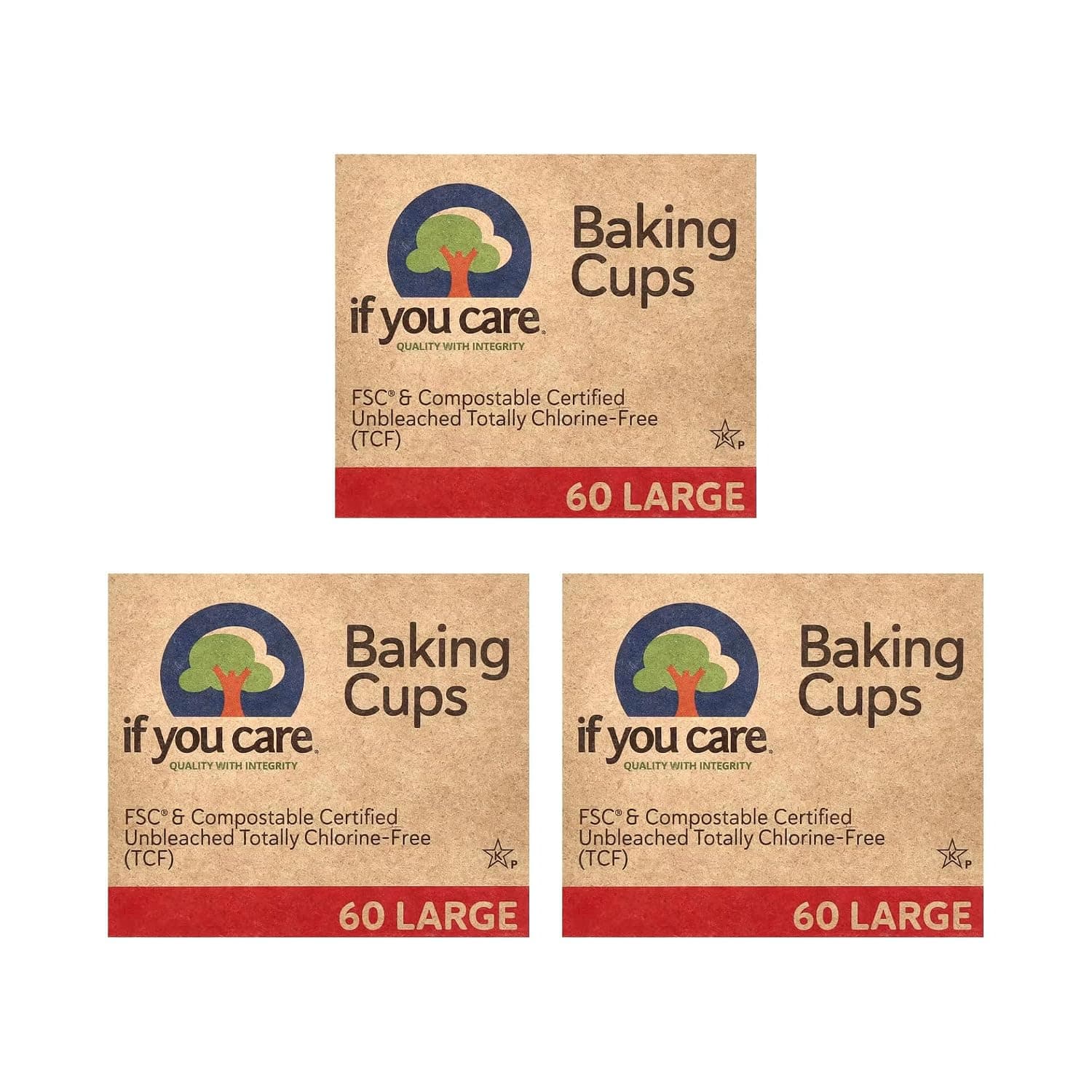If You Care FSC-Certified Unbleached Baking Cups