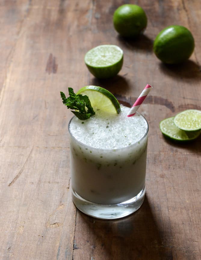 Frosty Coconut Mojito
